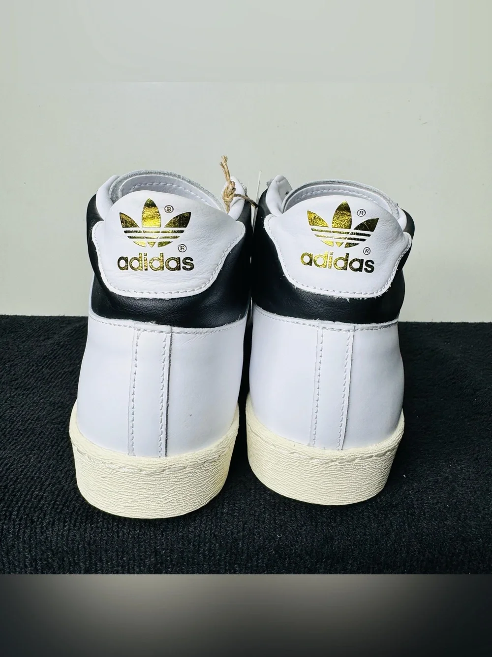 adidas Jabbar Hi Men’s High Top Lace-Up Sneakers White/Black